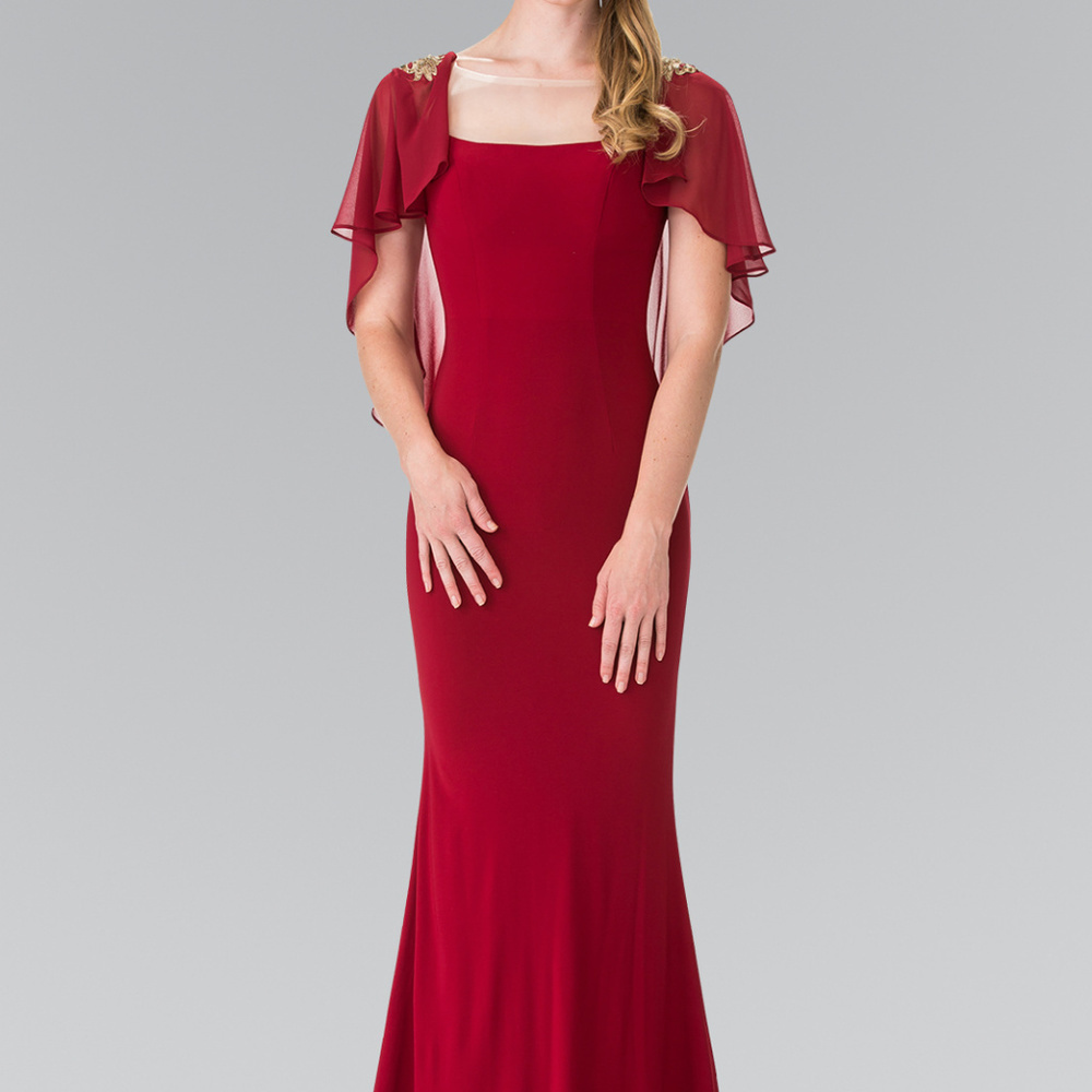 Sheath Shape Sleeveless Long PRom Dress GL2254